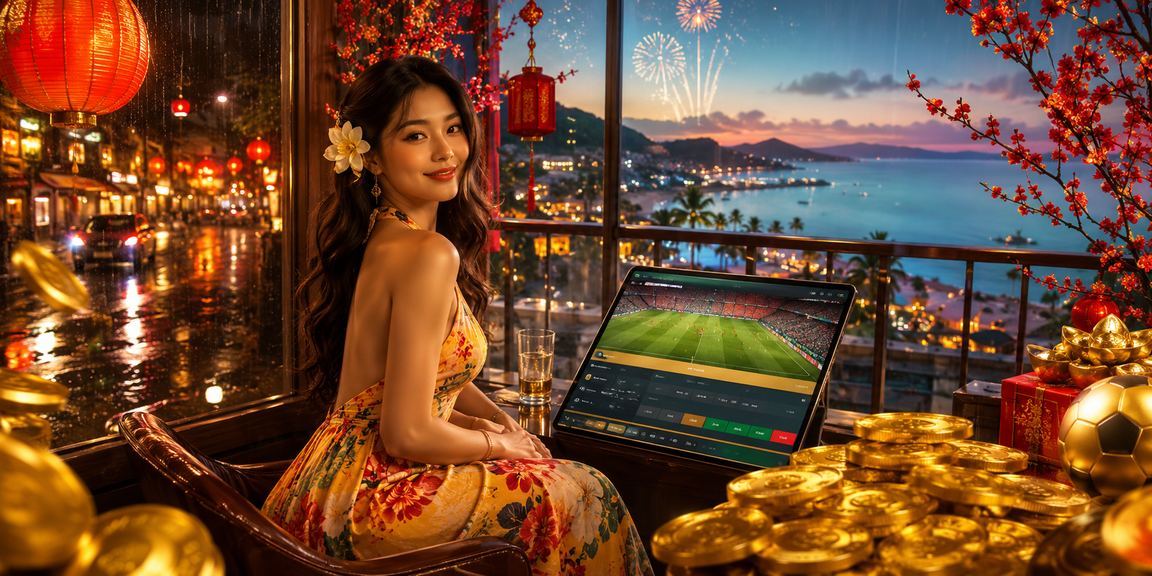 Người dùng tại Phú Quốc thưởng thức cà phê và kiểm tra ưu đãi casino trên thiết bị di động